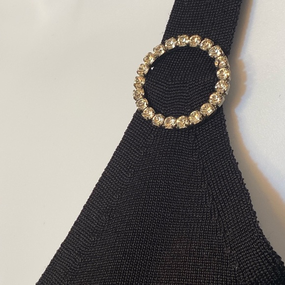 INC INTERNATIONAL CONCEPTS Black Sweater Cami/Tank With rhinestone Detail - Picture 8 of 16